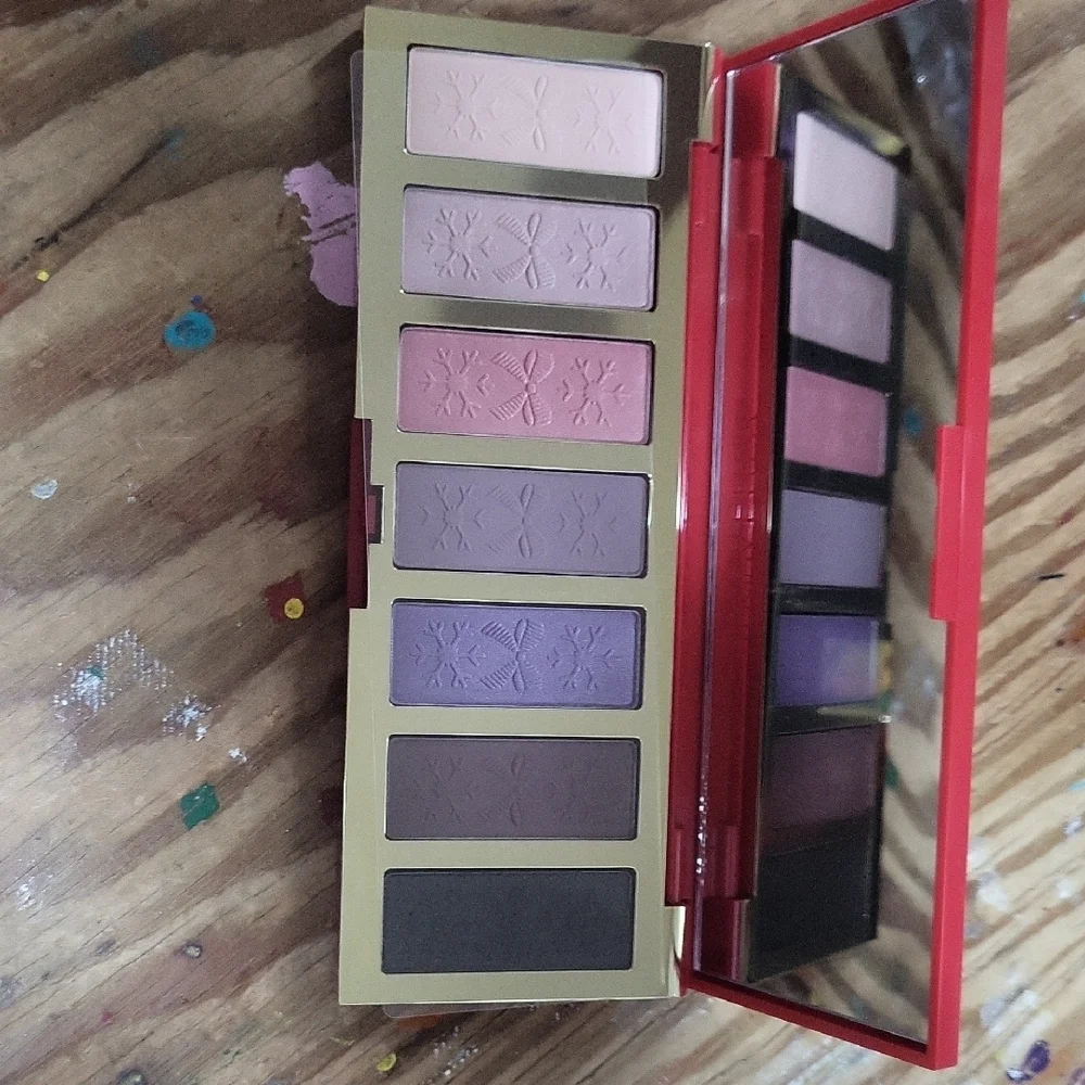 Estee Lauder Lipstick in Red and Gold Polka Dot Case